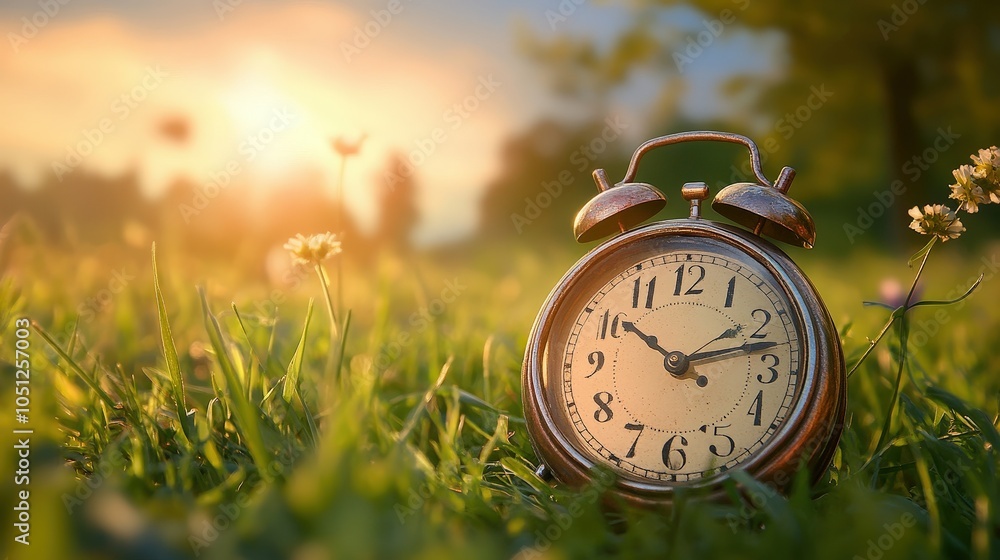 Poster analyze the effect of daylight saving time on people's routines.