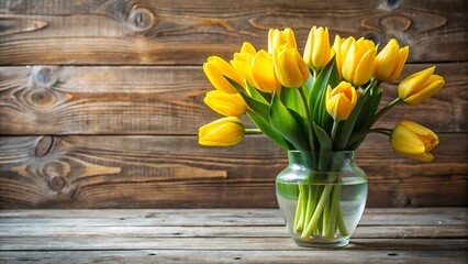 bouquet of yellow tulips © RIPON