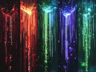 Obraz premium Lights on a wall