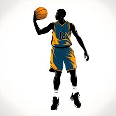 basketball player silhouette