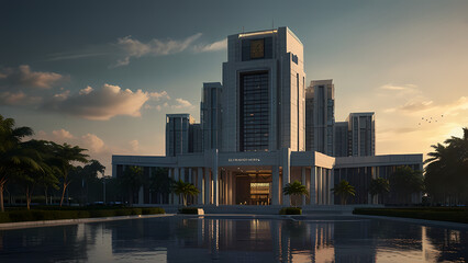 Fototapeta premium Building Construction Project view