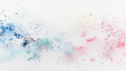 Abstract horizontal watercolor background. Hand drawn vector texture. Brush stroked painting pastel color watercolour