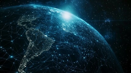 Global Network, Illuminated Earth
