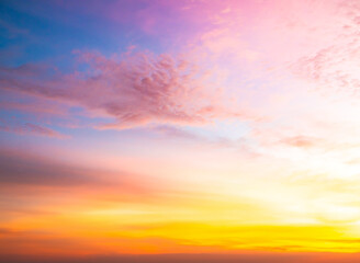 Sky sunset evening background sunrise dusk cloud dramatic orange twilight red warm sunny dawn...