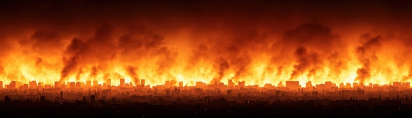 Dramatic firecrackers lighting up a dark sky, filling the scene with dazzling lights, representing joy and excitement