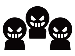 犯罪集団のイラスト