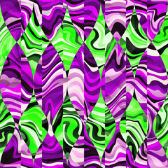 Abstract Bright Waves. Seamless pattern.