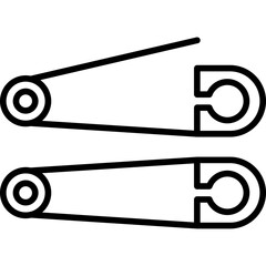Fototapeta premium Safety Pin Icon