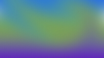 Obraz premium A vibrant gradient image blending blue, green, and purple hues, creating a serene yet lively abstract background with a soft, textured effect