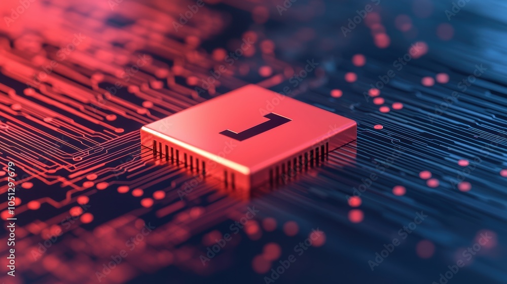 Poster quantum cryptography secure communication concept