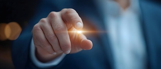 Businessman interacts with chatbot virtual interface generating automated information through smart technology in a corporate office workspace