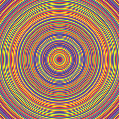 Naklejka premium colorful concentric circles sharing the same center creating bold geometric patternsy