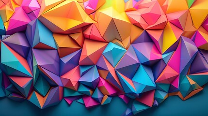Obraz premium abstract background with triangles