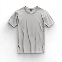 Fototapeta premium Realistic high quality gray tshirt mockup isolated