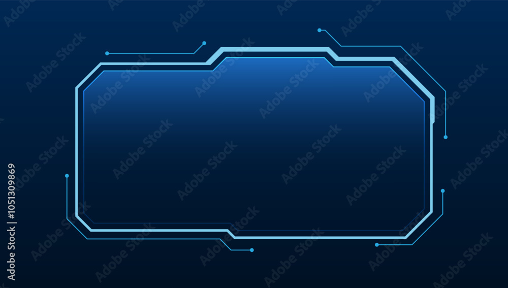 Poster abstract hud ui gui future futuristic screen system virtual design