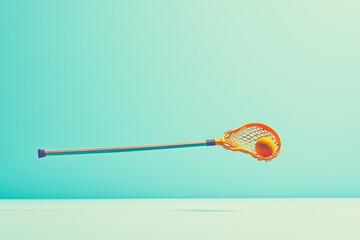 Lacrosse Stick Scooping the Ball