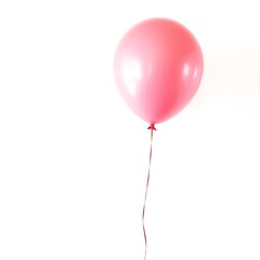 Colorful balloons floating white background