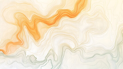 Fototapeta premium Ethereal Topographic Contour Map with Gradient Lines and Flowing Patterns