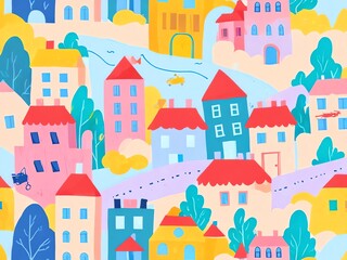 Colorful Townscape