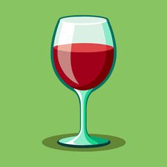 glass of red wine