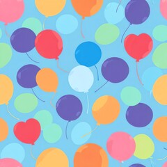 Colorful Balloons Pattern