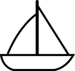 Sailboats vector For Print, Sailboats vector Clipart, Sailboats , Black shape of a sailboat is in a side view, isolated on transparent background, Sea yachts. Extreme lifestyle. used for mobile app.