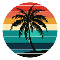 palm tree silhouette