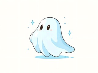 Cute Cartoon Ghost