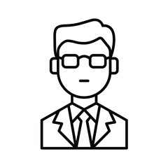 Teacher Lineart Icon