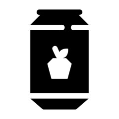 Cider Glyph Icon Vector