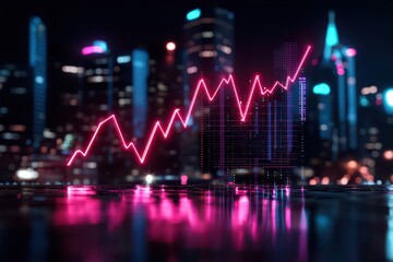 Line Graph Tracking Technological Advancements Over Time: A Visual Representation of Progress and Innovation
