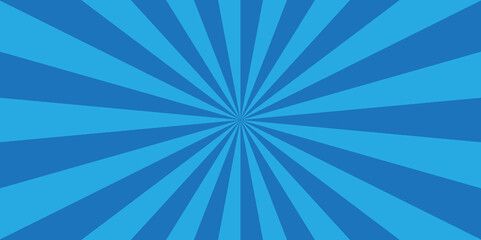 Vector sunburst pattern blue dark blue design. Vintage sunrays illustration swirl grunge backdrop line. sun beam vector banner design and comic burst gradient concept pattern.