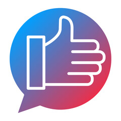 Please Like Icon Style