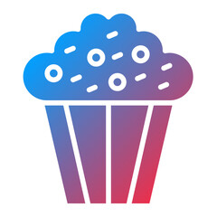 Coffee Muffin Icon Style
