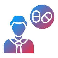 Obraz premium Drug Use Icon Style