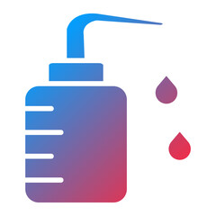 Wash Bottle Icon Style