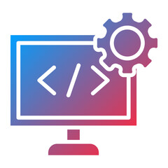 Code Free Development Icon Style