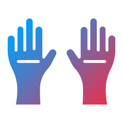 Protective Gloves Icon Style