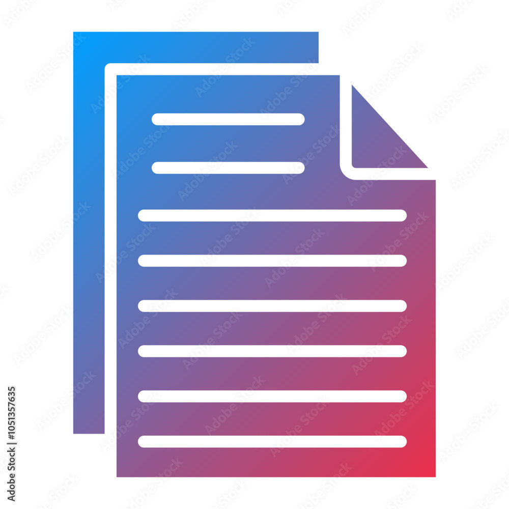 Poster files icon style