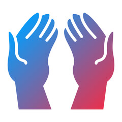 Obraz premium Pray Icon Style