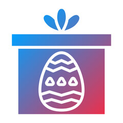 Easter Gift Icon Style