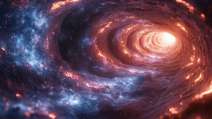 Obraz premium Wormhole Spacetime