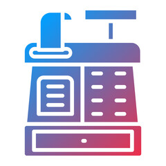 Cash Register Icon Style