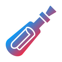Message In Bottle Icon Style