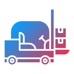 Fork Lift Icon Style