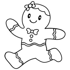 Obraz premium Ginger bread in chrismas theme