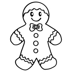 Ginger bread in chrismas theme