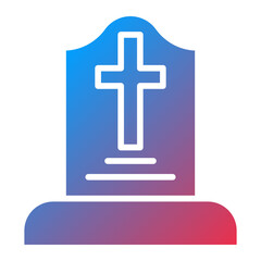 Obraz premium Headstone Icon Style