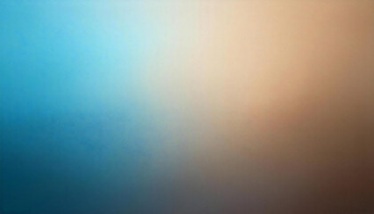 Obraz premium Blue and brown gradation background material. A pastel color background that mixes blue and brown.