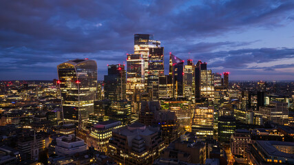 Obraz premium Bustling cityscape of London, UK